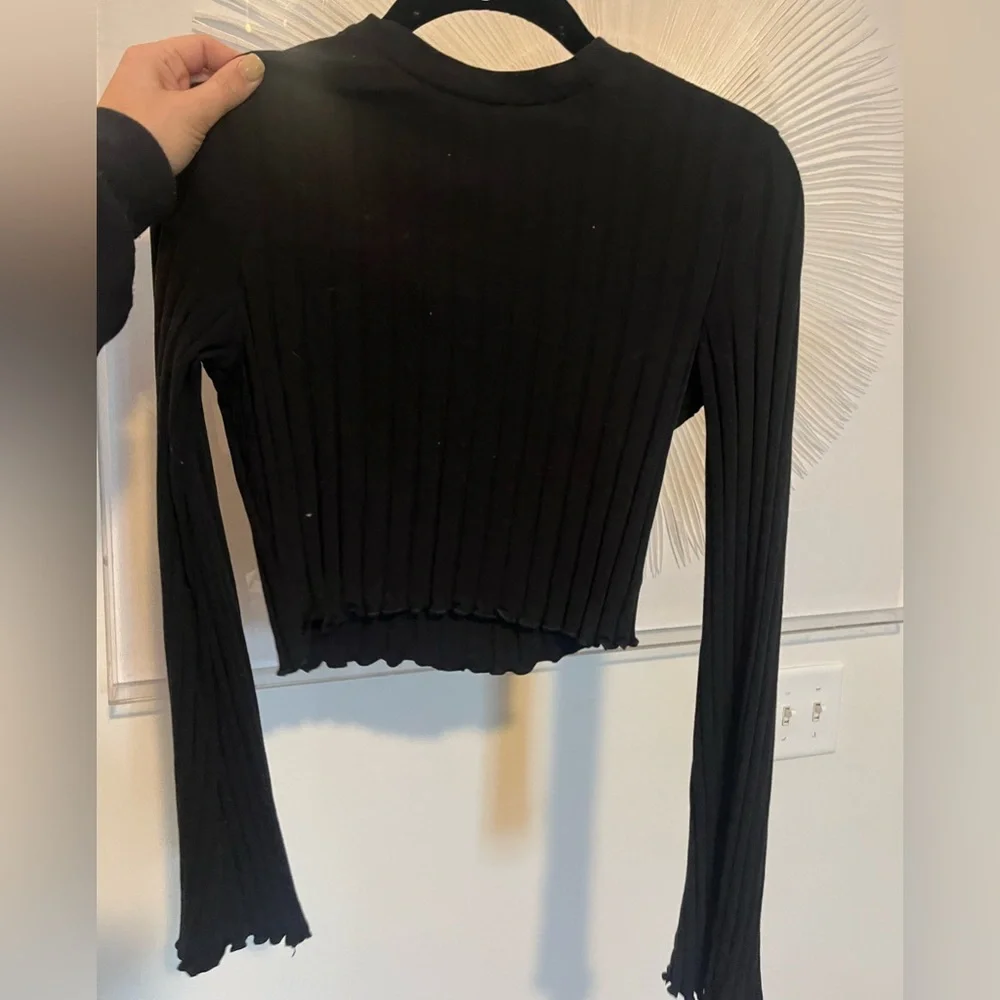 Ribbed/ruffled top - Picture 4 of 5